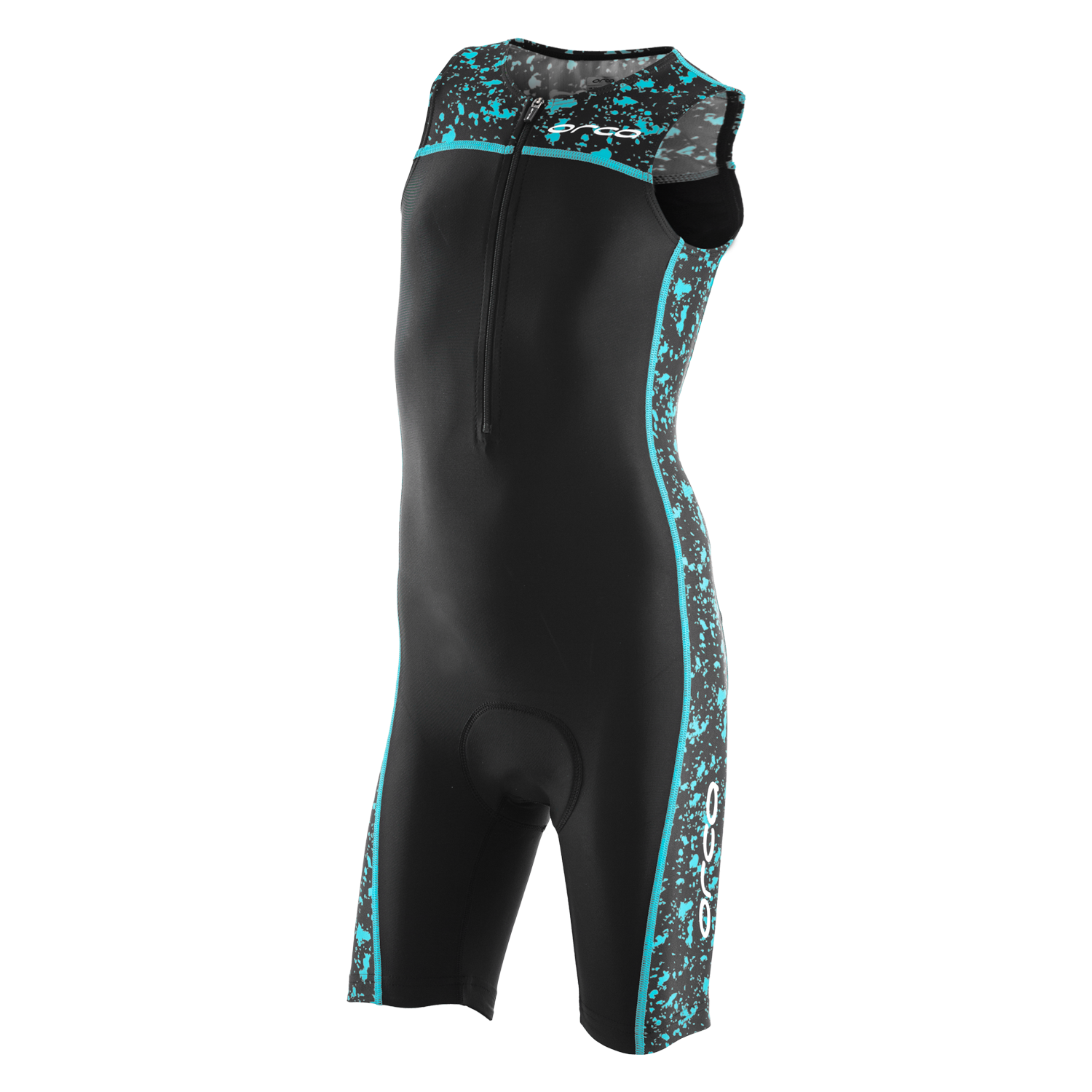 Sporting Goods Orca Core Race Suit costum triatlon copii negru-albastru