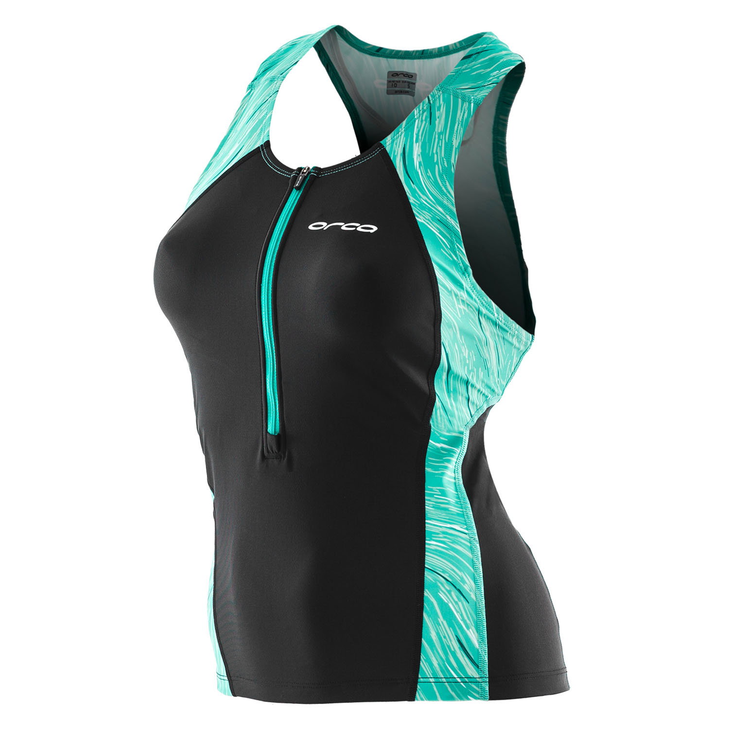 Sporting Goods Orca Core Singlet Top triatlon negru-turcoaz