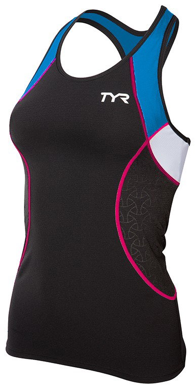 TYR TYR Maiou Competitor Femei - negru-albastru-roz