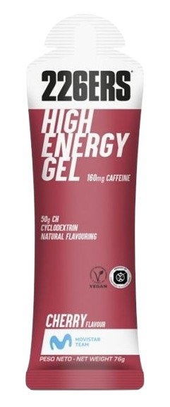 226ers 226ers - gel energizant high energy gel - aroma cafea cirese - 76g
