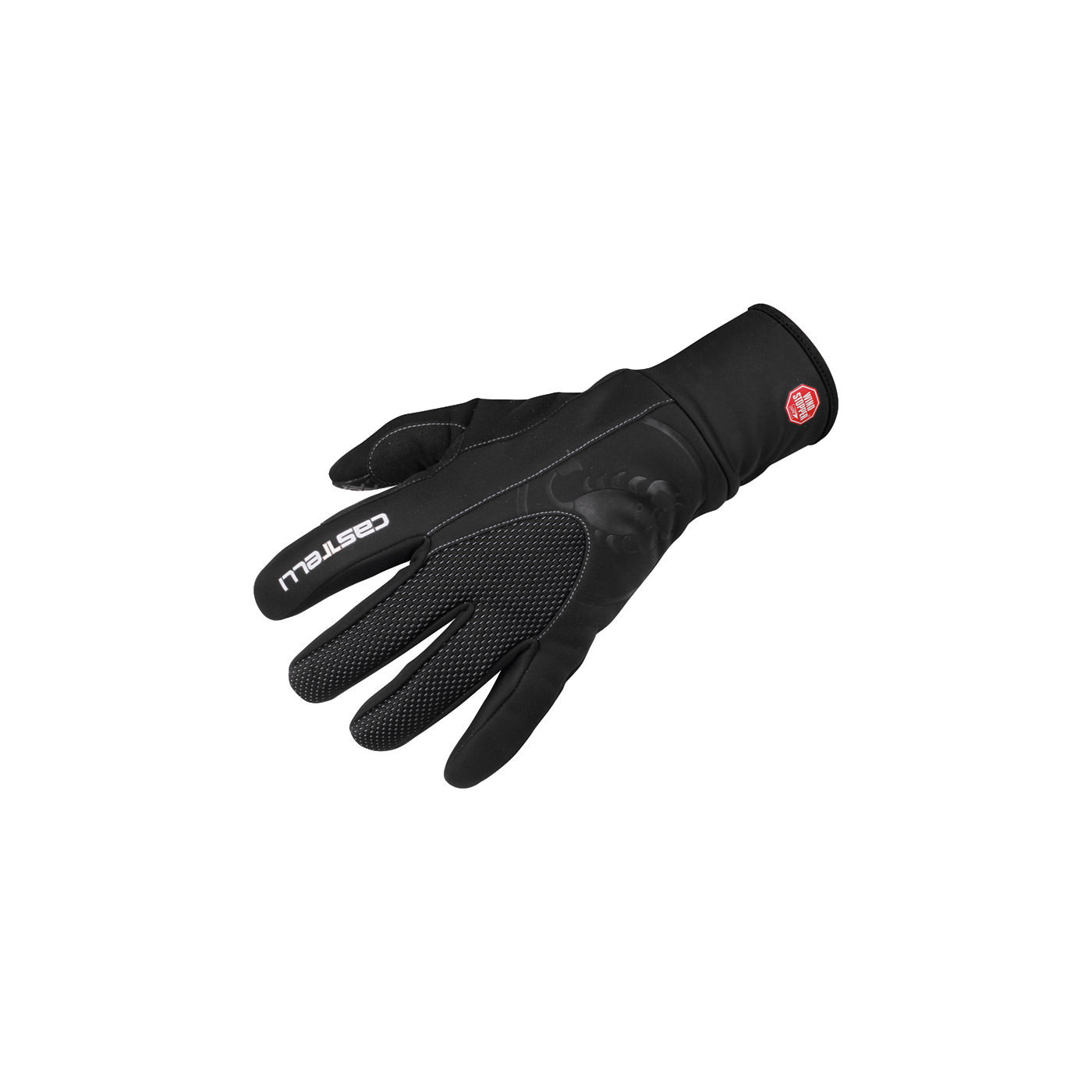 Castelli Castelli manusi ciclism calduroase cu degete lungi Estremo - negru