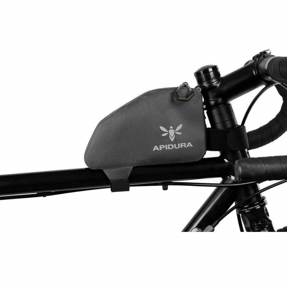Bicycle Bags & Panniers Apidura - geanta mica cadru bicicleta Expedition Top Tube Pack 0.5 litru - gri negru
