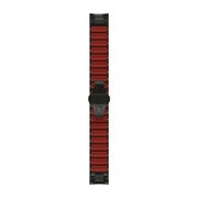 Garmin curea hibrida din titan si silicon QuickFit pentru MARQ - gri carbon DLC