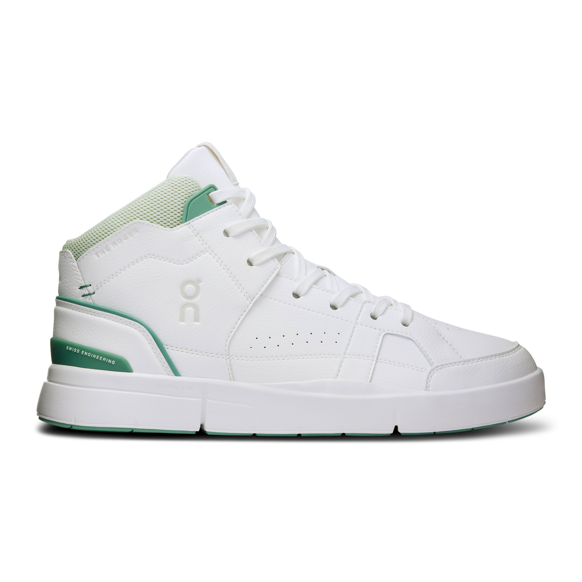 On On - pantofi sport - THE ROGER Clubhouse Mid - White | Green