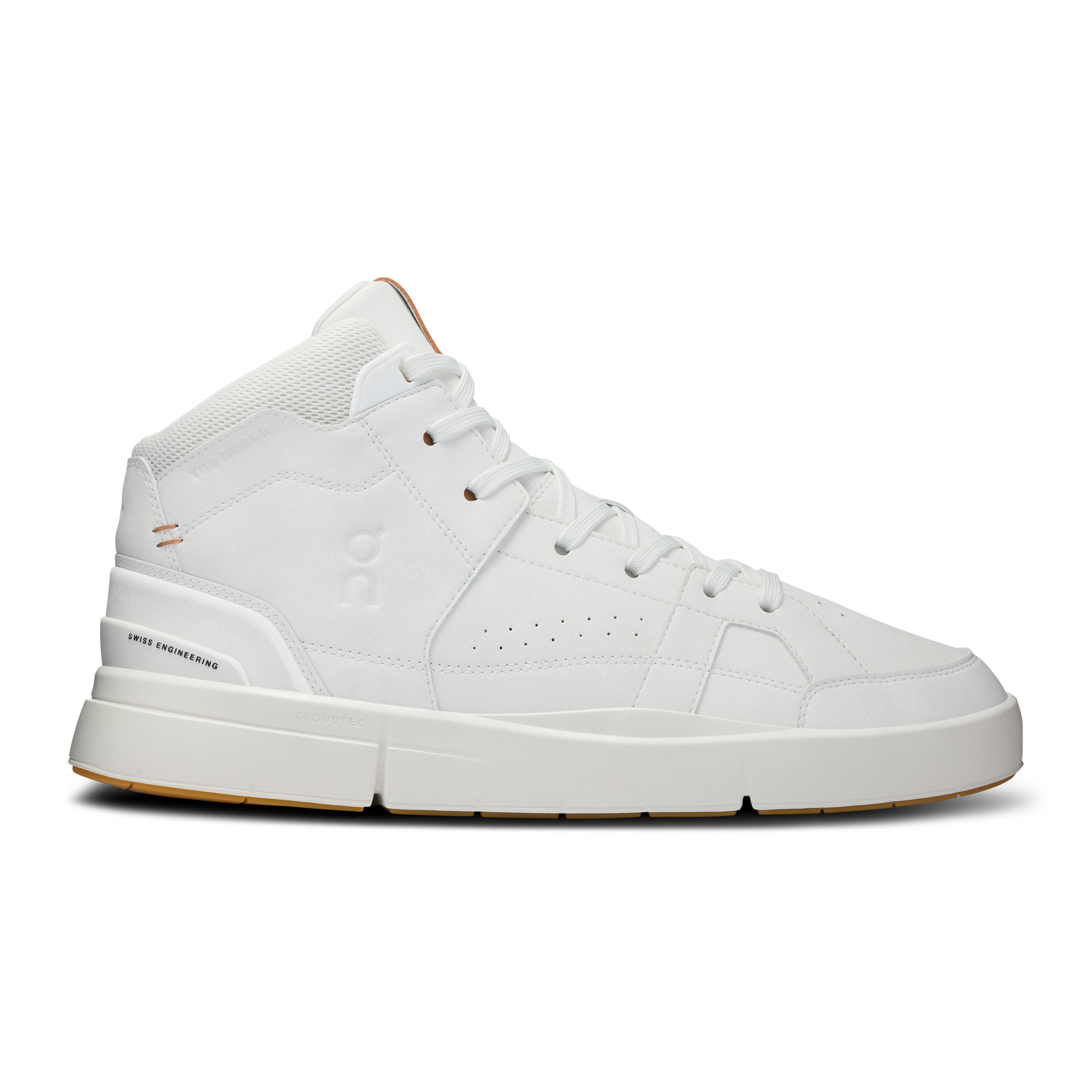 On On - pantofi sport - THE ROGER Clubhouse Mid - White | Sandstone