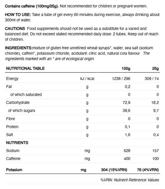 Gel energizant 226ers Bio Energy Gel 25g - cola