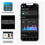 Garmin INSTINCT 3 - 45 mm AMOLED negru - smartwatch robust cu GPS