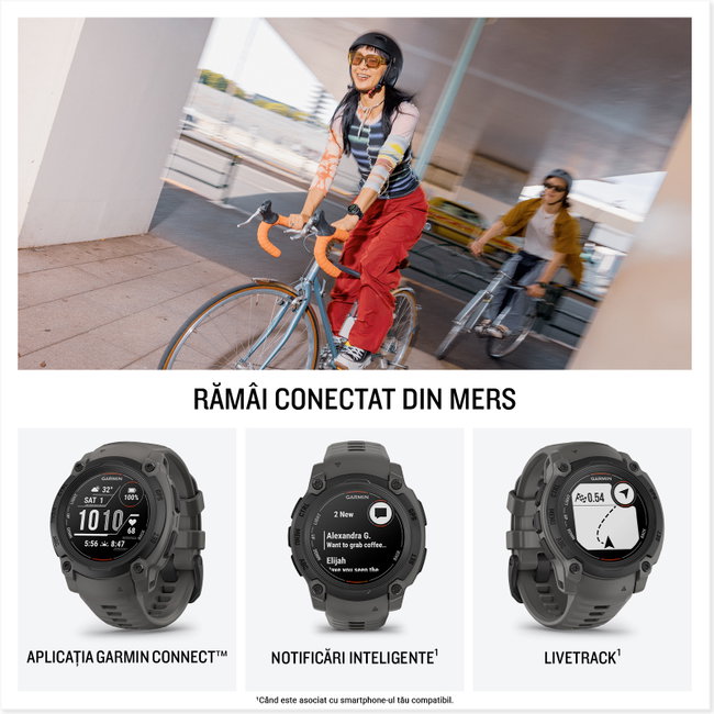 Garmin INSTINCT E - 40 mm negru - smartwatch robust cu GPS