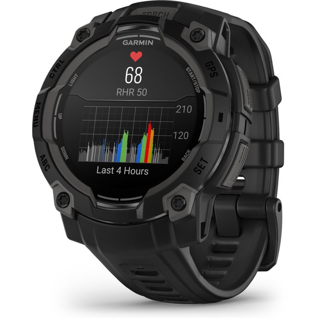 Garmin INSTINCT 3 - 45 mm AMOLED negru - smartwatch robust cu GPS