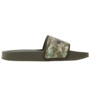 The North Face - slapi Base Camp Slides III M - verde Military Olive StippLED Camo Print | TNF Black