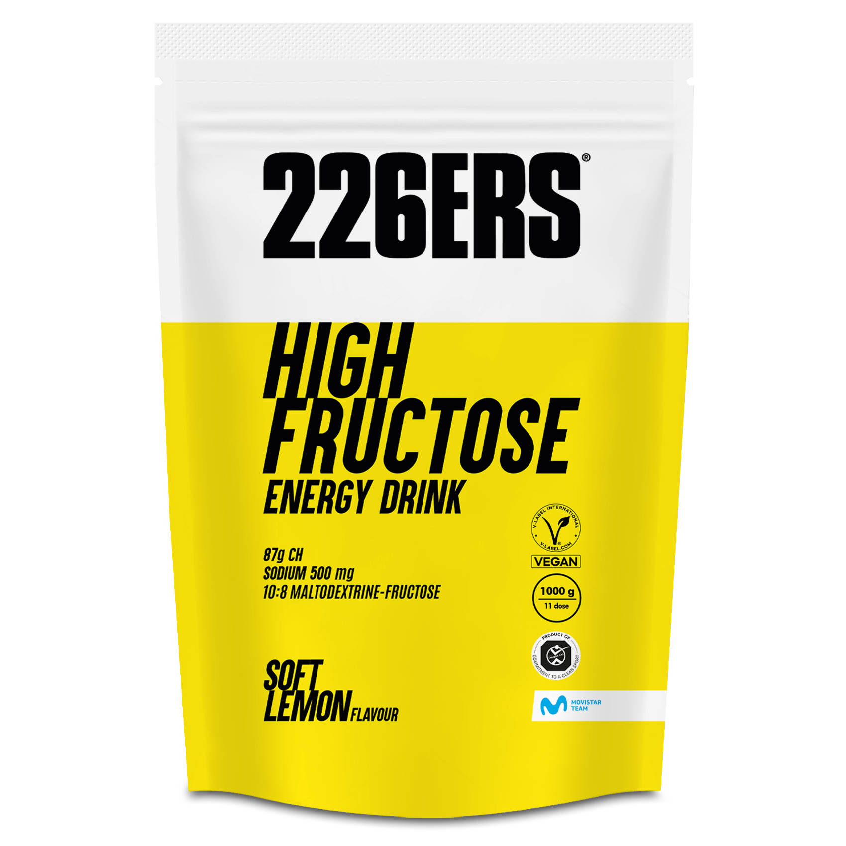 226ers 226ers - plic pudra energie - High Fructose Energy Drink - soft lemon- 1kg