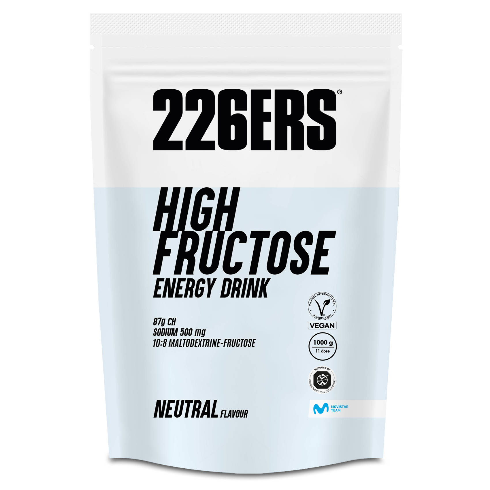 226ers 226ers - plic pudra energie - High Fructose Energy Drink - neutral - 1kg