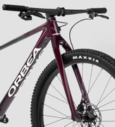 Bicicletă MTB XC hardtail Orbea ALMA M TEAM - Red Wine Carbon View (Gloss) | Carbon Raw (Matt)