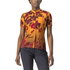 Castelli - tricou ciclism pentru femei, maneca scurta Unlimited Sentiero jersey - albastru bleu portocaliu coral