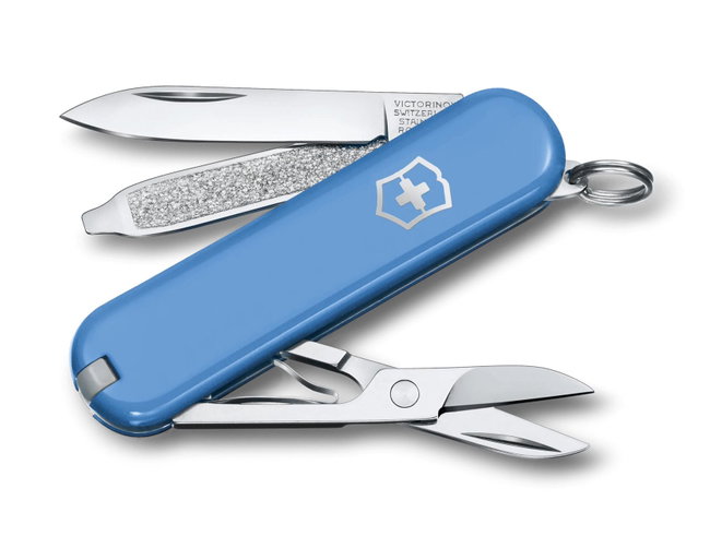 Victorinox - briceag multifunctional - 7 functii - Classic SD Colors - summer rain - albastru