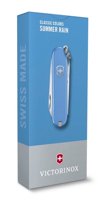 Victorinox - briceag multifunctional - 7 functii - Classic SD Colors - summer rain - albastru