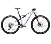 Orbea OIZ M30 Halo Silver-Blue Carbon View (Gloss) - bicicletă MTB XC full suspension