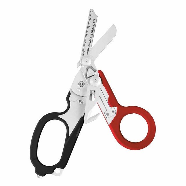 vopsea raptor verde armata Leatherman - multi-tool 6 - Raptor Rescue 832337 - negru rosu