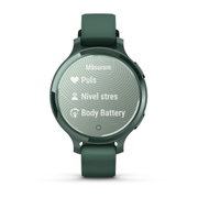 Garmin - Lily 2 Active - verde Jasper Green Bezel - curea de silicon Jaspers Green