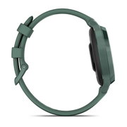 Garmin - Lily 2 Active - verde Jasper Green Bezel - curea de silicon Jaspers Green