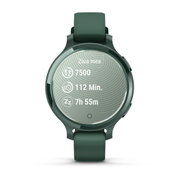 Garmin - Lily 2 Active - verde Jasper Green Bezel - curea de silicon Jaspers Green