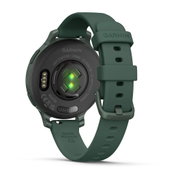 Garmin - Lily 2 Active - verde Jasper Green Bezel - curea de silicon Jaspers Green