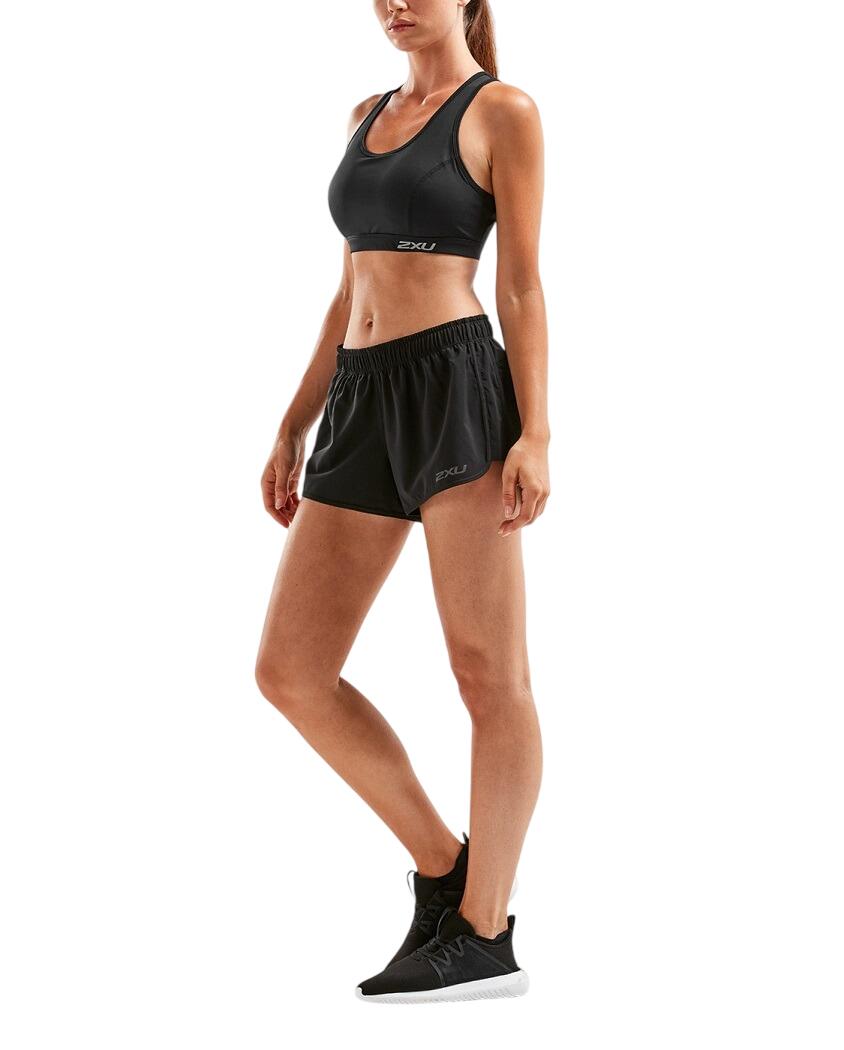 Sporting Goods 2XU - Pantaloni scurti de alergare pentru femei GHST 3" Stretch Woven Short - negru