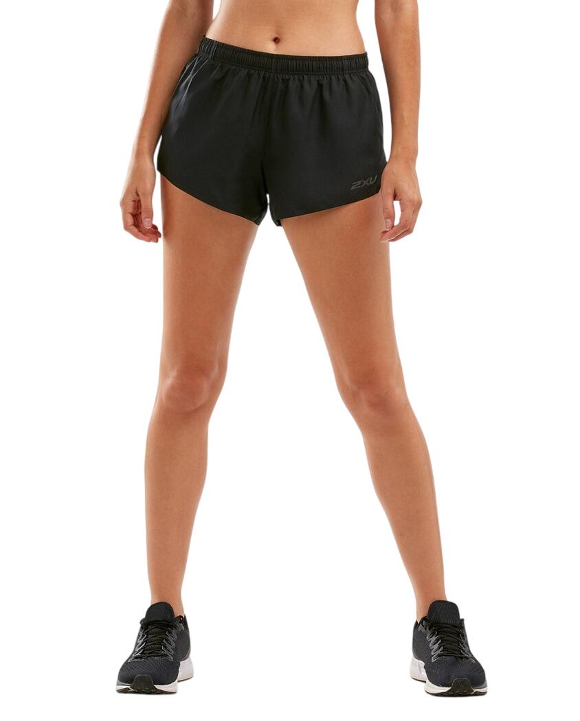 Sporting Goods 2XU - Pantaloni scurti pentru femei - GHST 3" Short - negru reflexiv