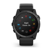 Garmin - Tactix 7 Sapphire ceas multisport cu GPS - ramă neagră Titanium DLC și curea din silicon neagră