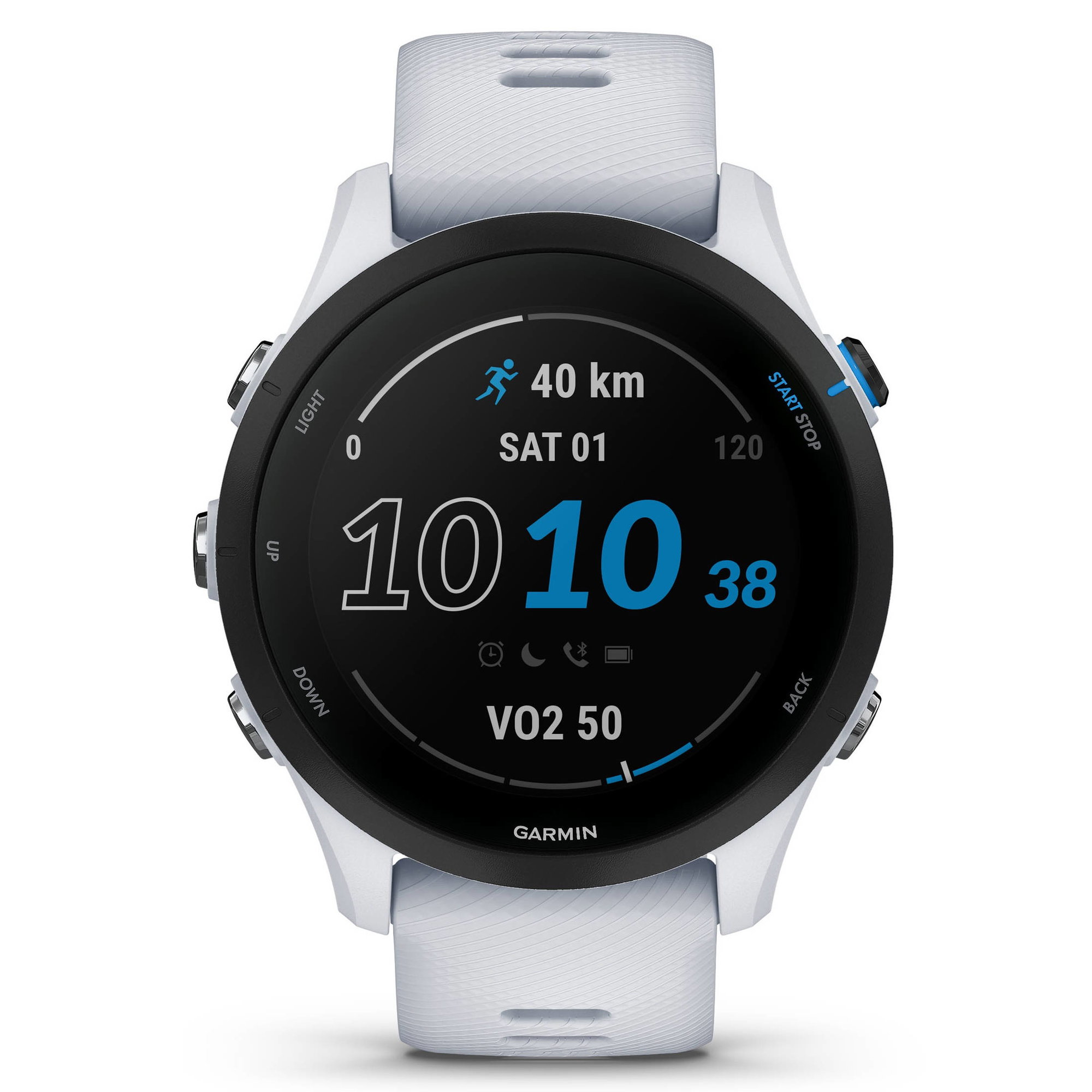 Watches Garmin - Forerunner 255 Music ceas multisport cu GPS - alb