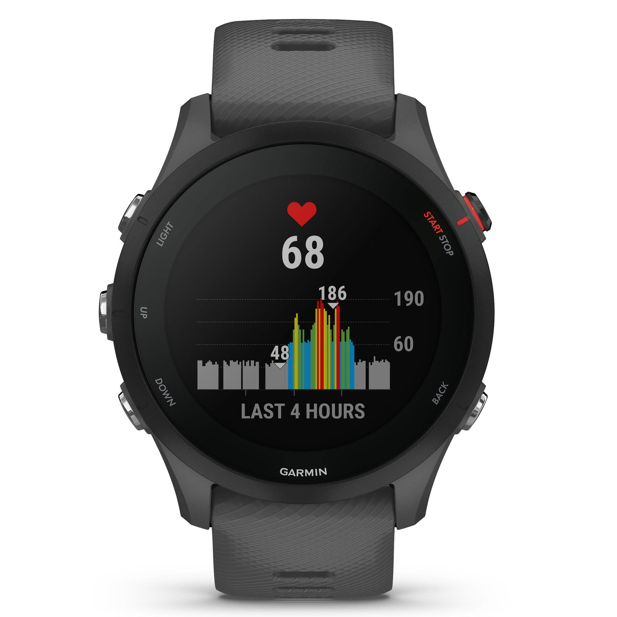 Garmin - Forerunner 255 ceas multisport cu GPS - gri - 010-02641