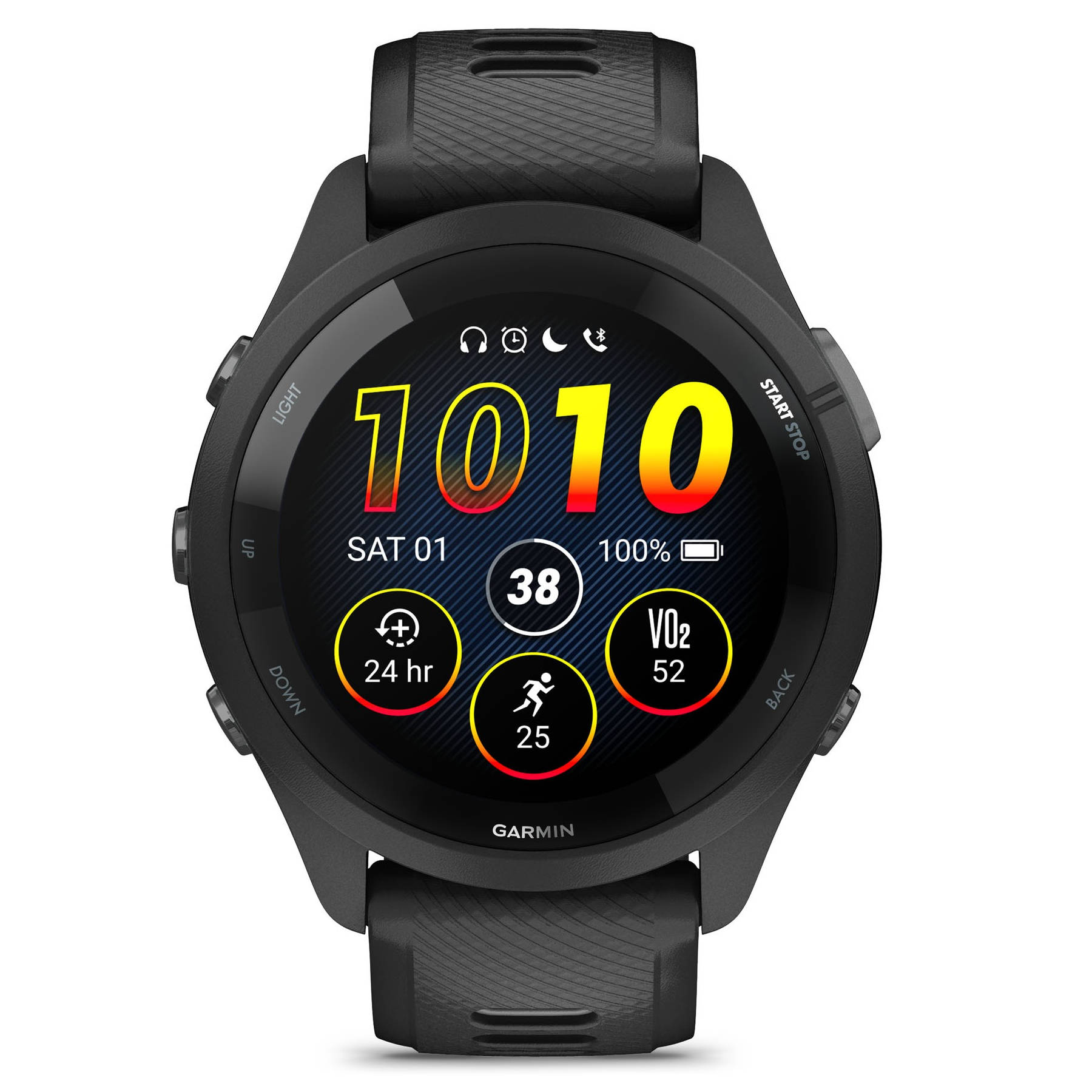 etichete autocolante Garmin Forerunner 265 ceas multisport GPS AMOLED 46 mm - negru