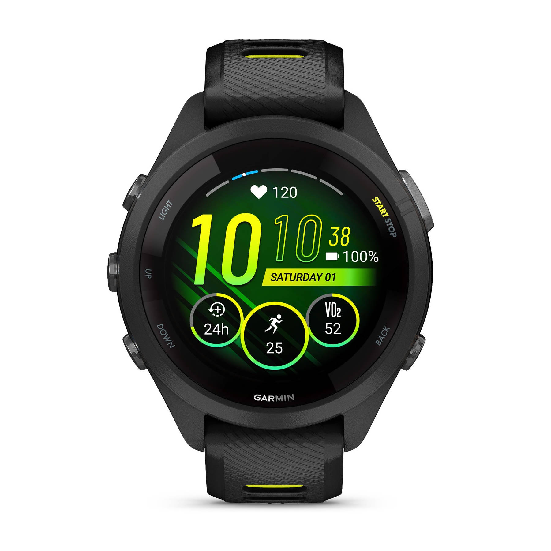 etichete autocolante Garmin Forerunner 265s ceas multisport GPS AMOLED 42 mm - negru