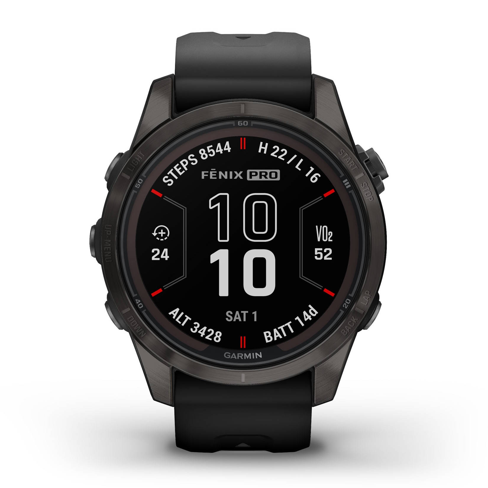 Garmin - fenix 7s Pro Sapphire Solar smartwatch premium cu