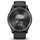 Garmin - vivomove Trend - Ramă Neagra din oţel inoxidabil - carcasa neagra - bratara silicon neagra
