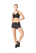 2XU - Pantaloni scurti de alergare pentru femei - Light Speed 3" Short - negru reflectorizant