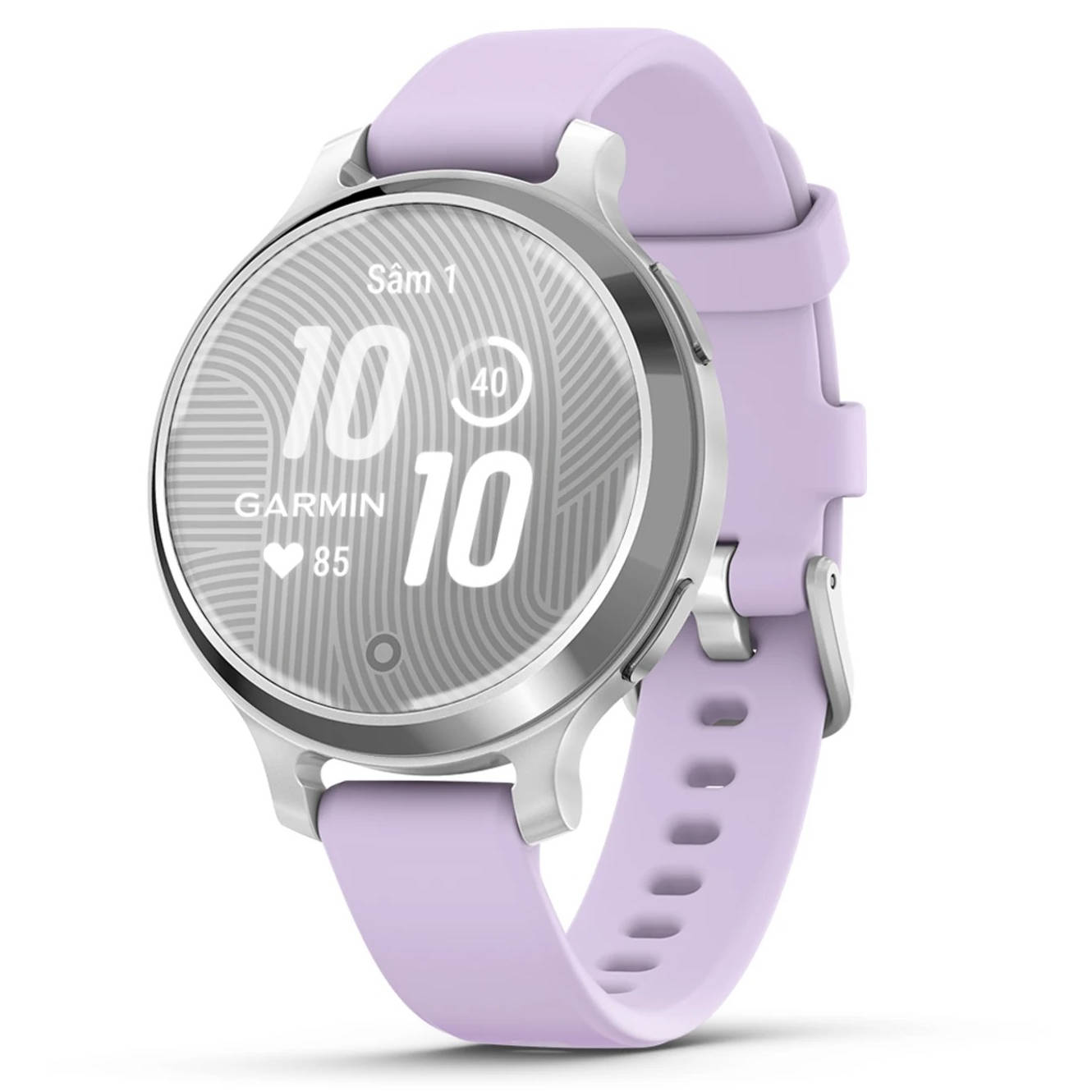 Watches Garmin - Lily 2 Active - Argintiu, curea de silicon Purple Jasmina