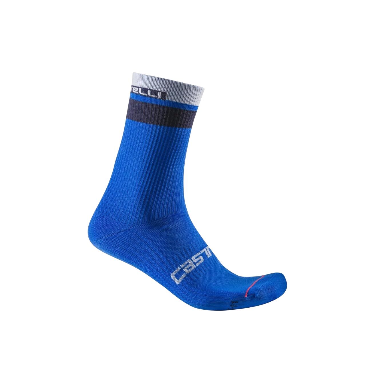 Castelli Castelli - sosete ciclism - Gara Thermal 18 - albastru | bleumarin | alb