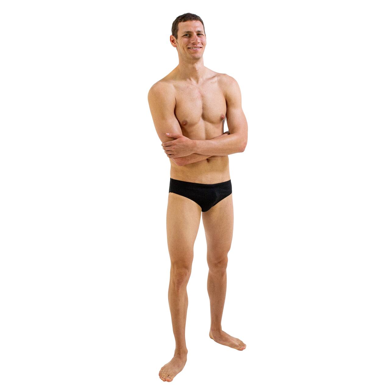 Finis Finis - Slip inot barbati - Brief Solid - negru