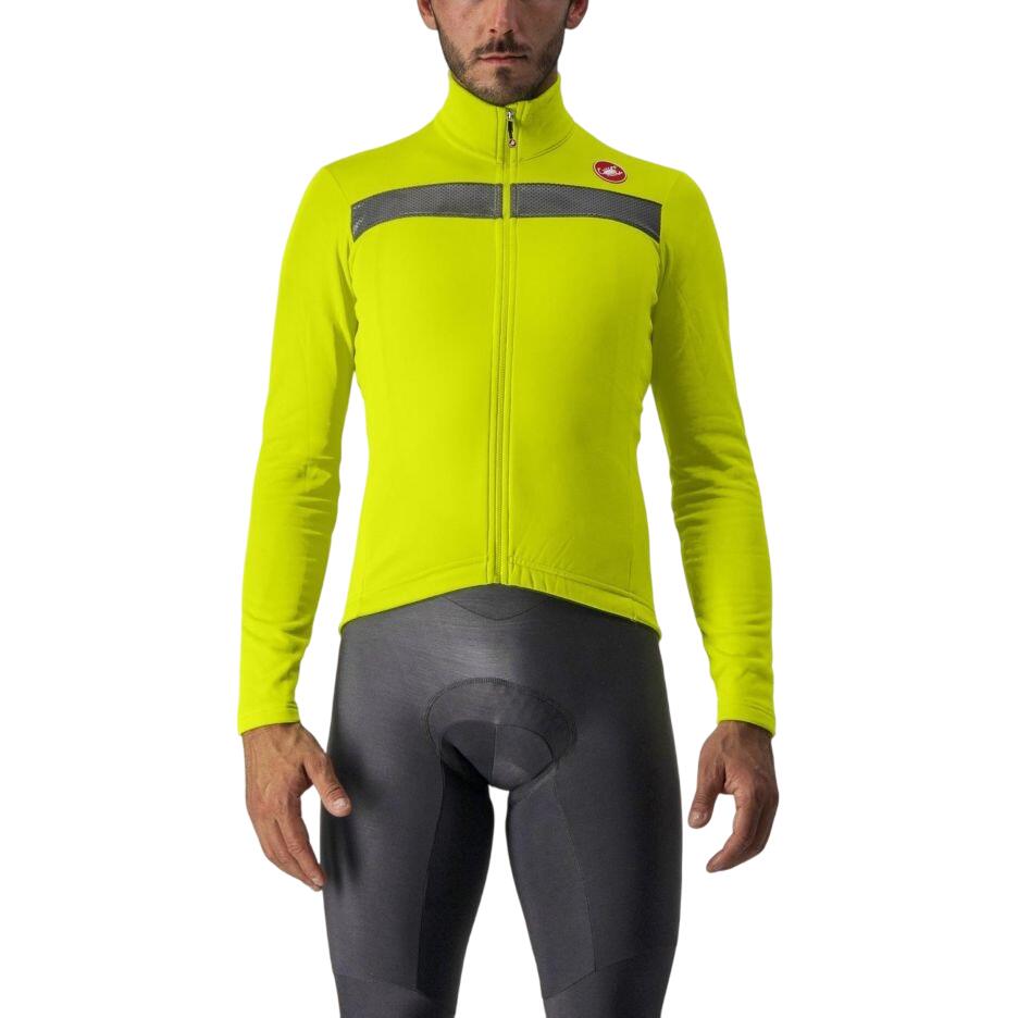 Castelli Castelli - tricou maneca lunga 14-20 gr C - Puro 3 FZ - galben fluo | reflex