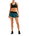 2XU - Short alergare XVENT Free Short 3" W - Rain Spot- Ocean Teal