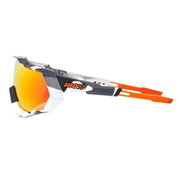 100% - Ochelari - SPEEDTRAP - Soft Tact Grey Camo - HiPER Red Multilayer Mirror Lens