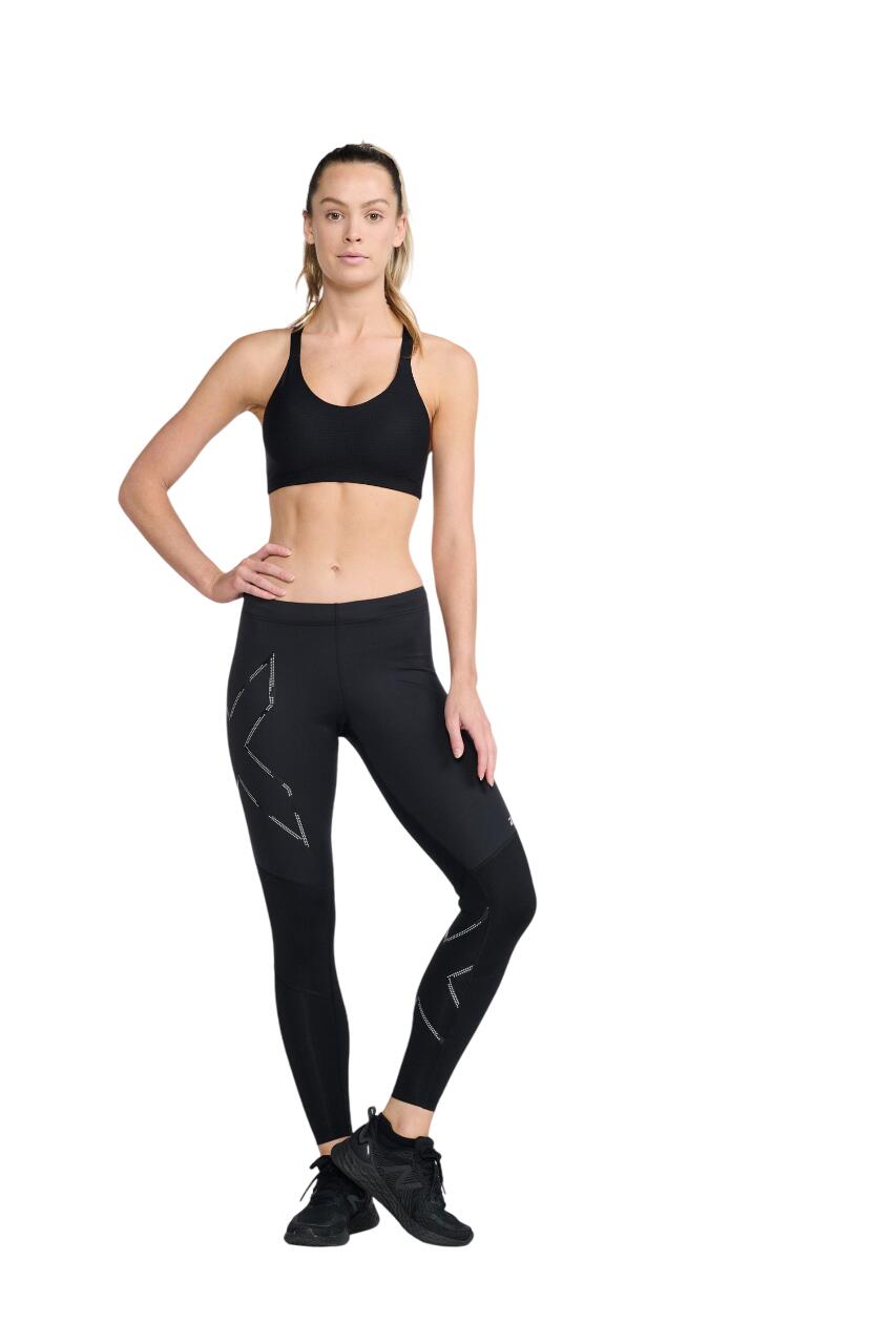 2XU - colanti compresie femei pentru iarna Wind Defence - negru