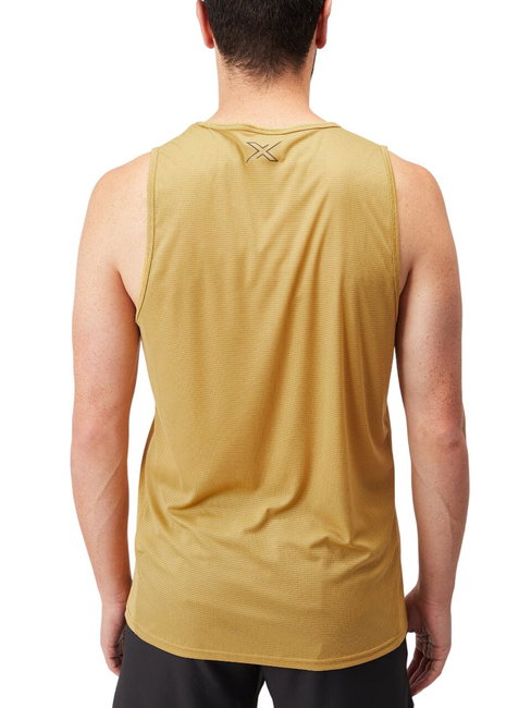 2XU - maiou - Aero Tank Deep - Aur Negru reflectorizant