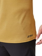 2XU - maiou - Aero Tank Deep - Aur Negru reflectorizant