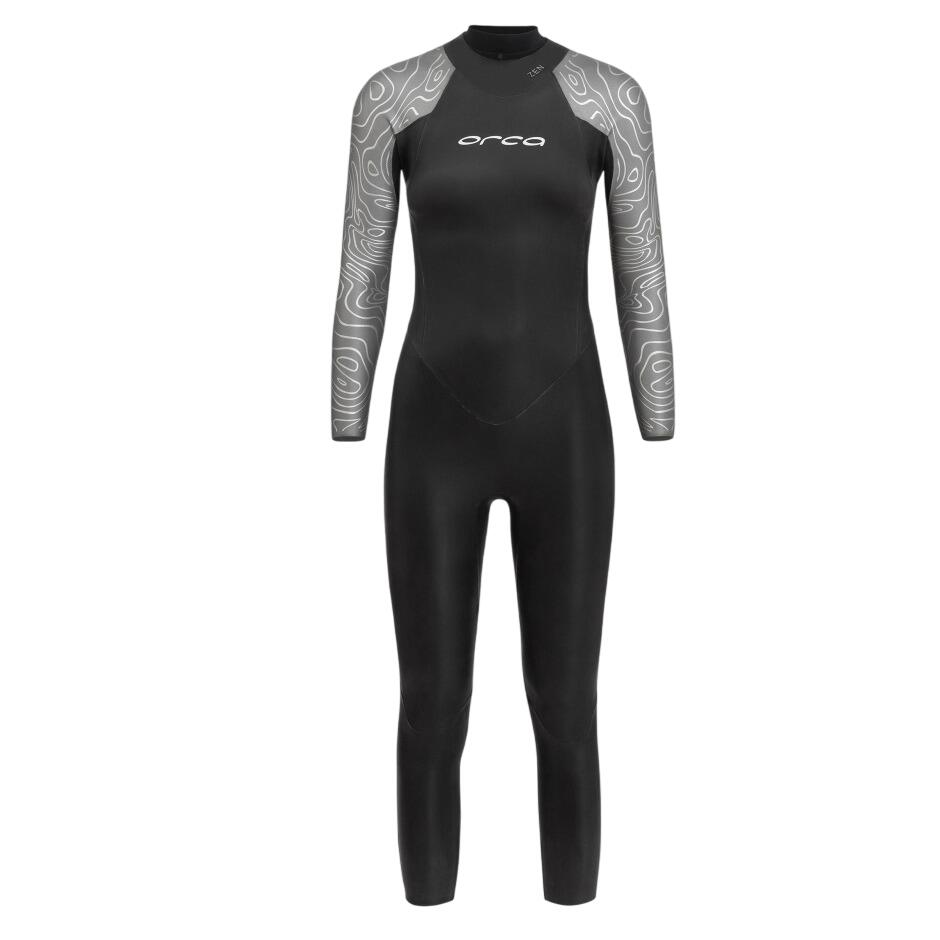 Boating & Water Sports Orca - costum neopren pentru femei Freedive Zen 1 P wetsuit - negru gri alb