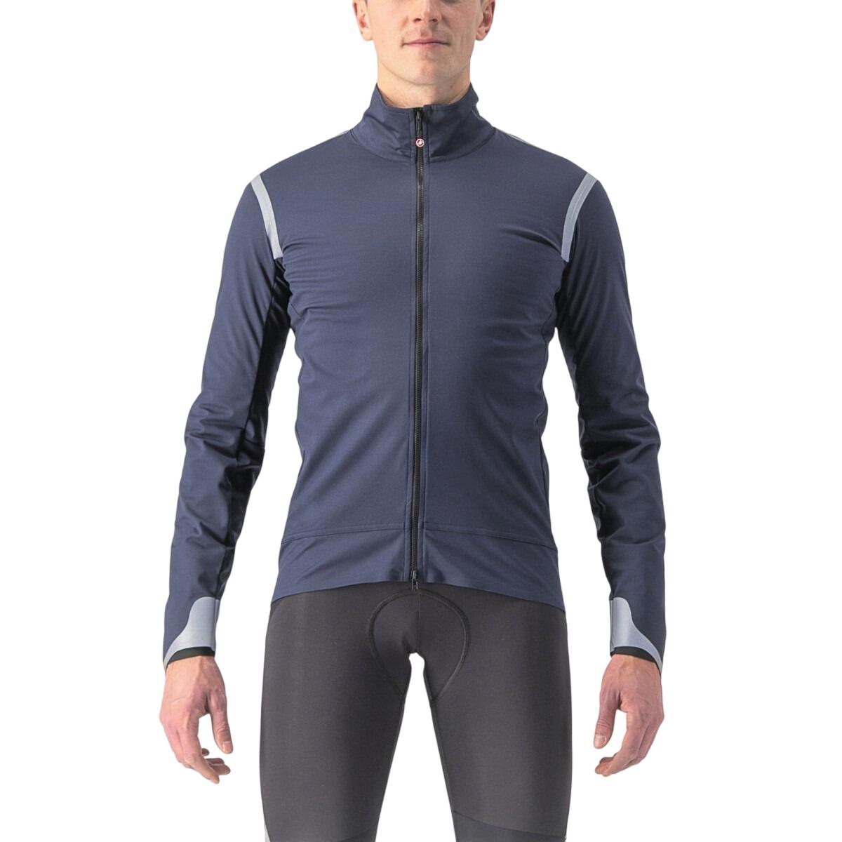 Bicycle Activewear Castelli - Jacheta ciclism vreme rece sau iarna, Alpha Ultimate Insulated jacket - albastru navy gri