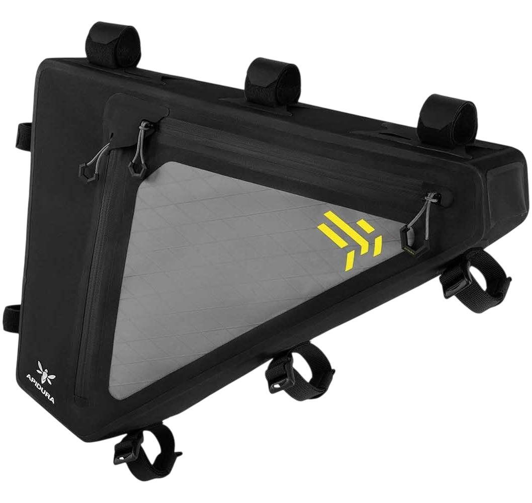 Bicycle Bags & Panniers Apidura - geanta cadru bicicleta Backcountry2.0 Full Frame Pack 6 litri - negru gri galben