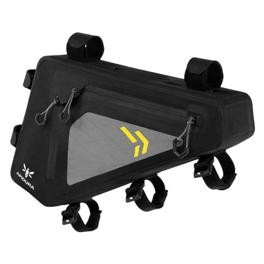 Bicycle Bags & Panniers Apidura - geanta cadru bicicleta Backcountry2.0 Full Frame Pack 2.5 litri - negru gri galben