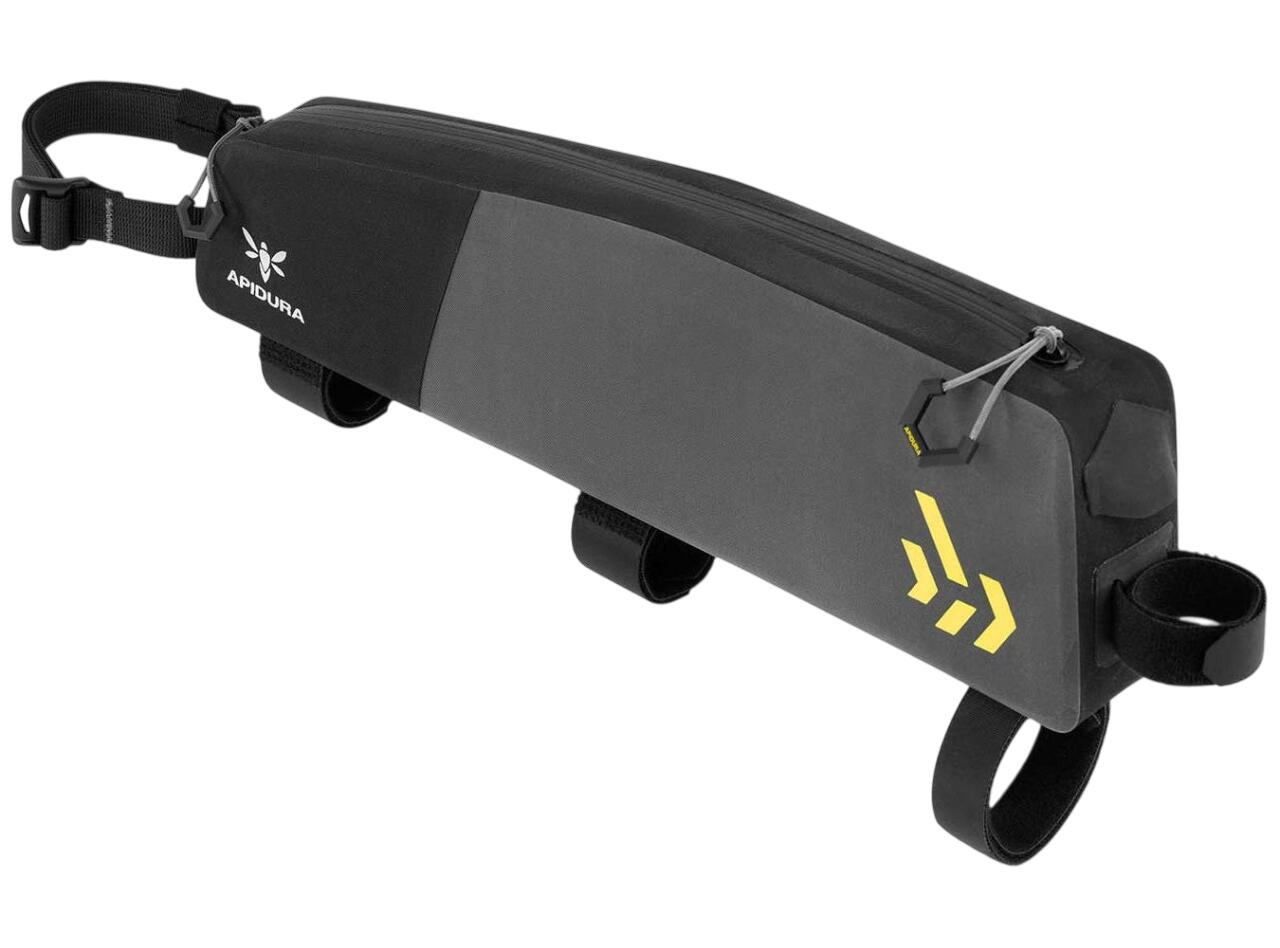 Bicycle Bags & Panniers Apidura - geanta cadru bicicleta Backcountry 2.0 Long Top Tube Pack 1.8 litri - gri negru